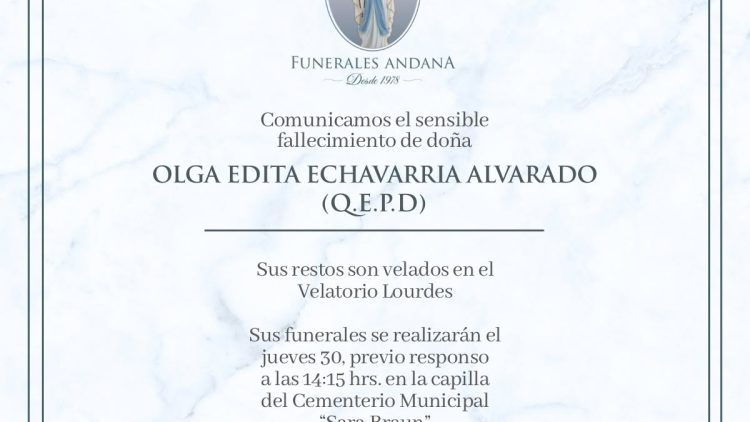 Olga Edita Echavarría Alvarado