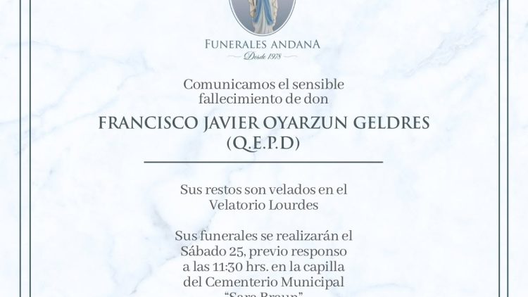 Francisco Javier Oyarzun Geldres
