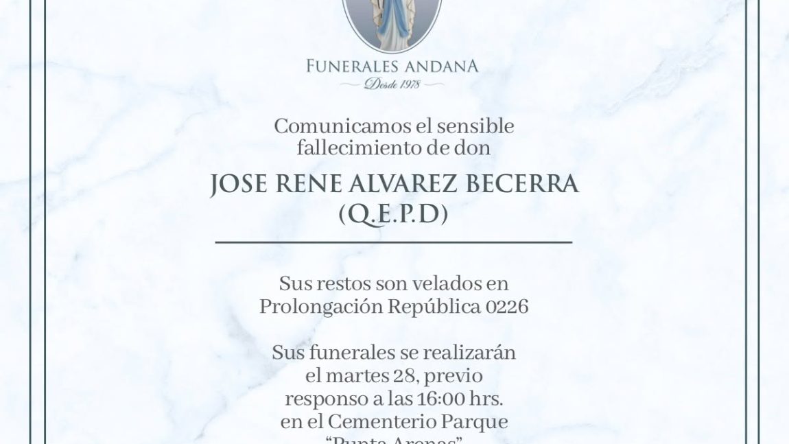 Jose Rene Alvarez Becerra