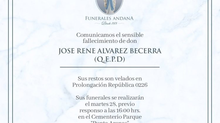 Jose Rene Alvarez Becerra