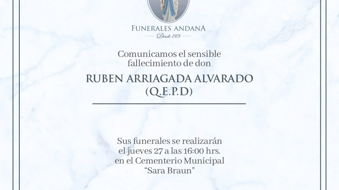 RUBEN ARRIAGADA ALVARADO