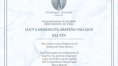 Lucy Carmencita Aravena Vallejos