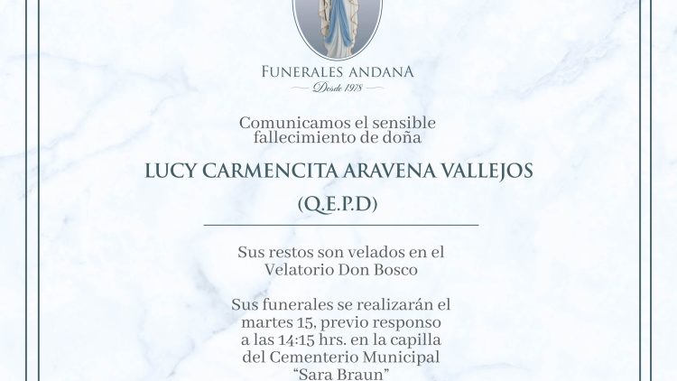 Lucy Carmencita Aravena Vallejos