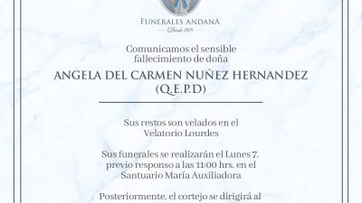 Angela del Carmen Nuñez Hernandez